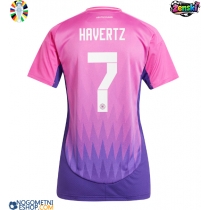 Ženski Nogometni dresi Nemčija Kai Havertz #7 Gostujoči EP 2024 Kratek Rokav